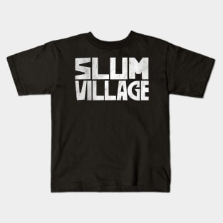 Slum Village  / Retro Fan Art Design Kids T-Shirt